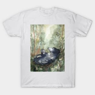 Sloth bear watercolor T-Shirt